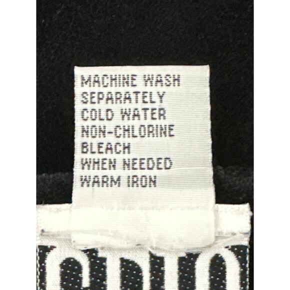 VTG CLIO Velvet Skirt 4 Black Red Embroidered Floral Boho Hippie Dark Coquette - Picture 7 of 12